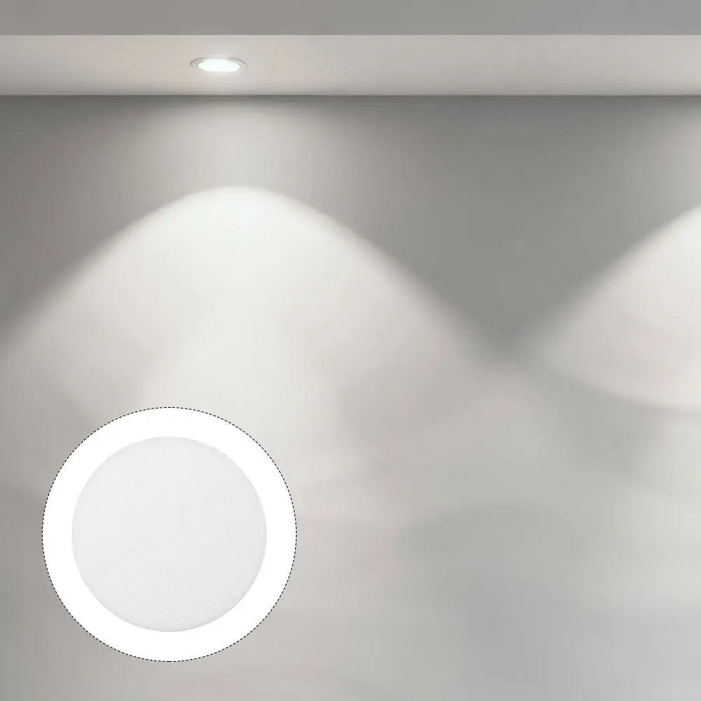 10Pcs Plastic Ceiling Light Cover Anti-Glare Spotlight Lampshade Downlight Shade Diffuser Reduces Eye Strain Modern Home Office