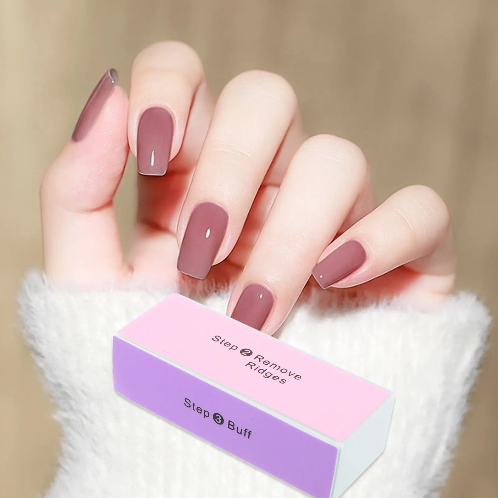 10Pcs Premium Nail Polishing Block 4-Color Sided Buffer File for Nail Extensions Artwork Polishing DIY Manicure Tools Sanding