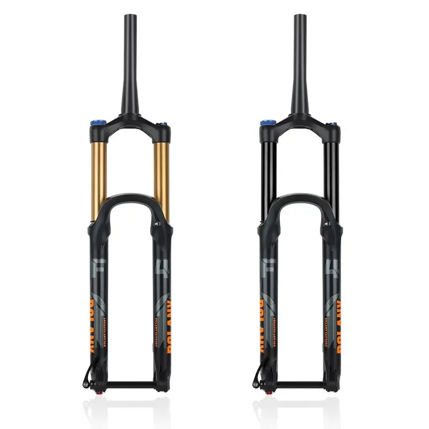 AliExpress BOLANY 27.5/29inch MTB BOOST Bike Fork 160mm/175mm Travel Thru Axle 15x110mm Rebound Adjustment For DH AM Suspension Fork
