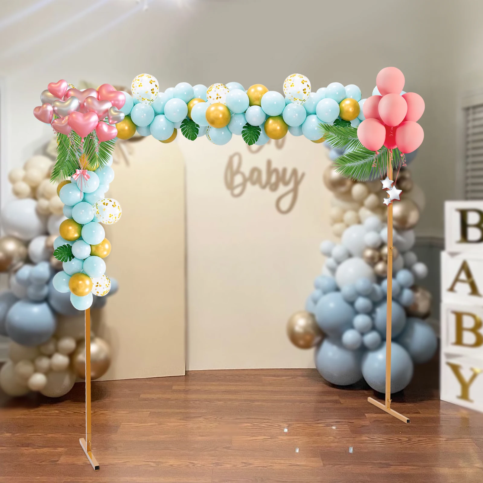 

Свадебная арка-стойка 2x2м, каркас для свадебного фона из квадратной трубы 25 мм, высокая грузоподъемность, устойчивая конструкция для декора мероприятий