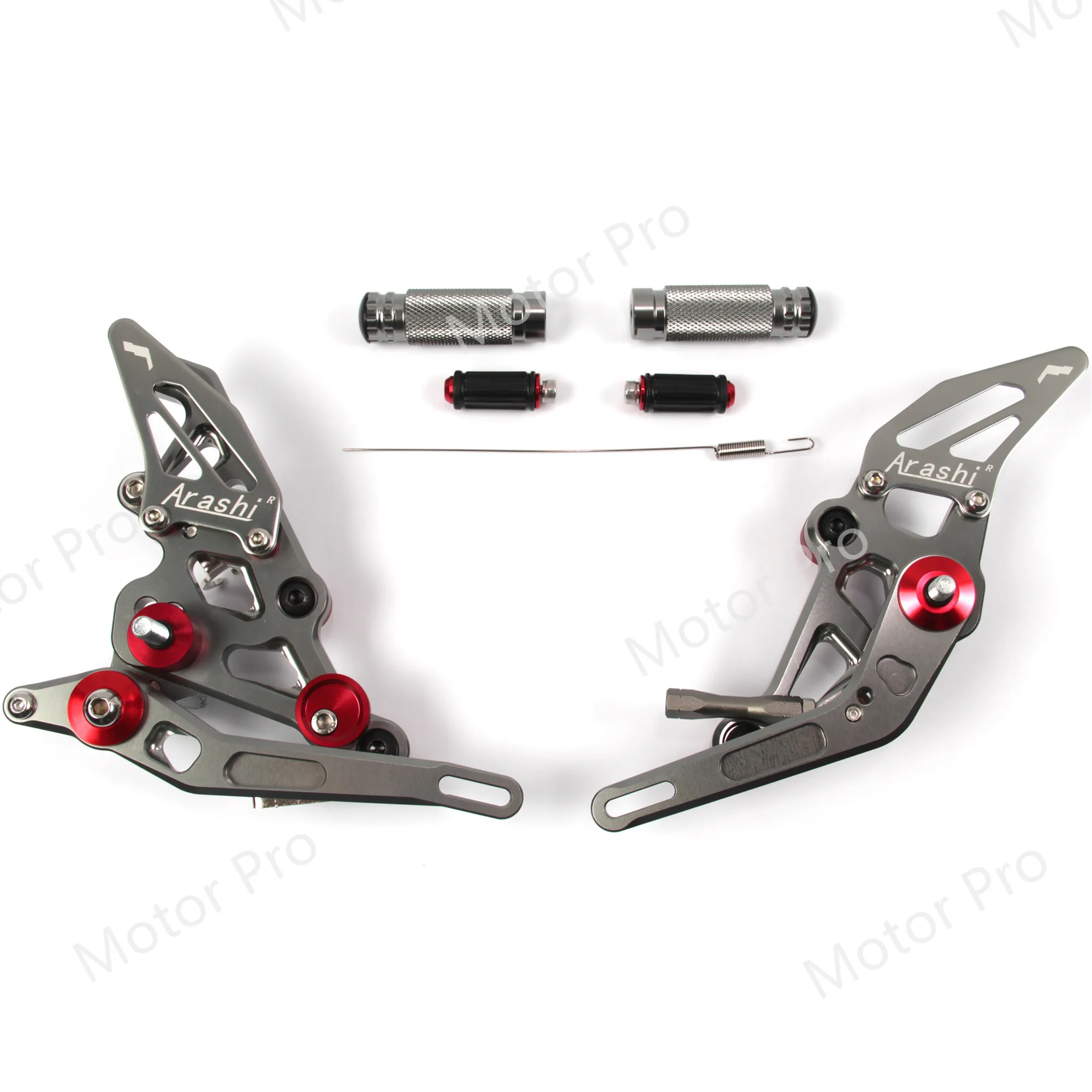 For YAMAHA MT07 FZ07 2014 - 2021 Motorcycle Adjustable Footrests Foot Pegs Rearsets Pedal FZ-07 MT-07 2016 2017 2018 2019 2020