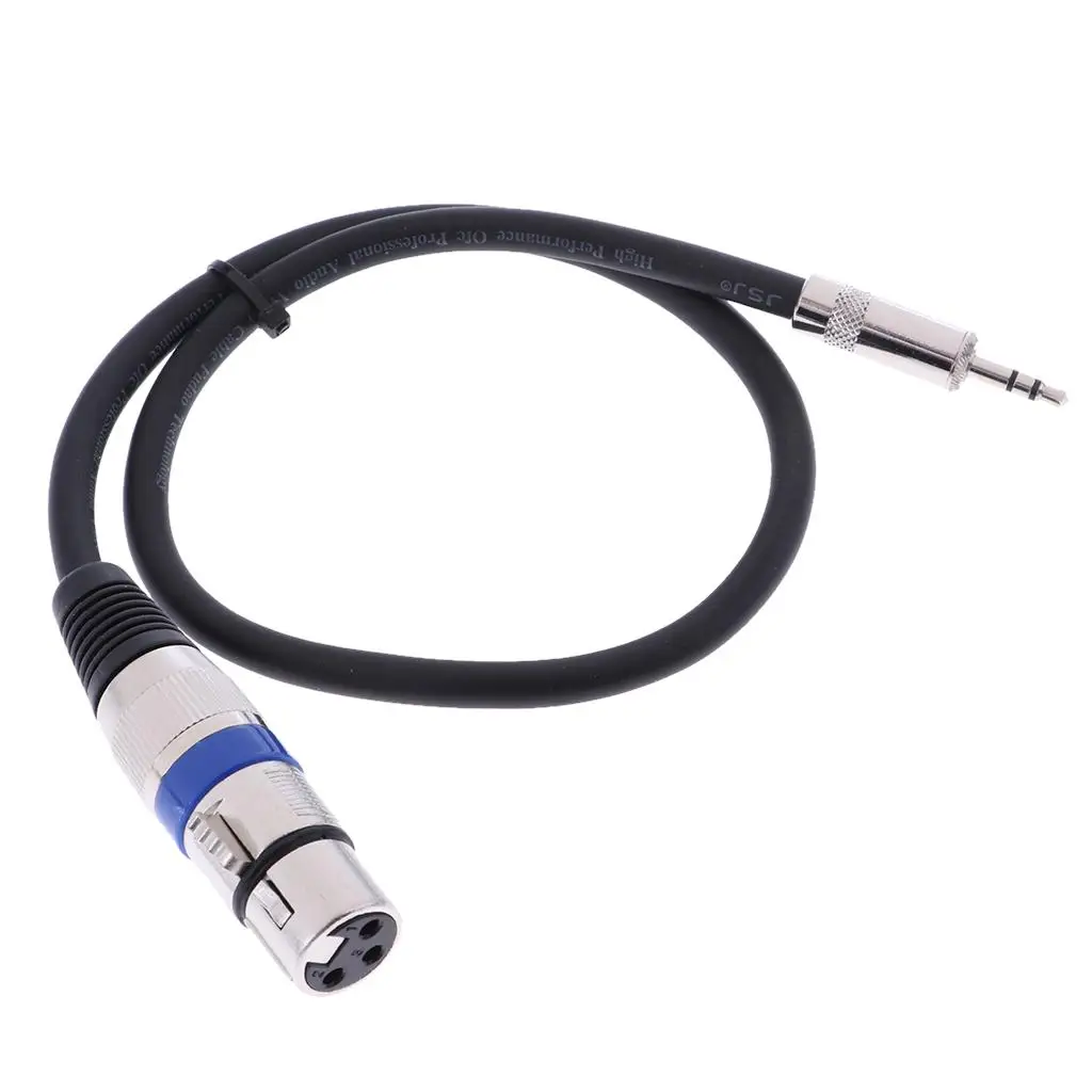 3,5-mm-Stecker auf XLR-Kabel, 3,5-mm-Stecker auf XLR-Buchse Audiokabel für Mikrofon