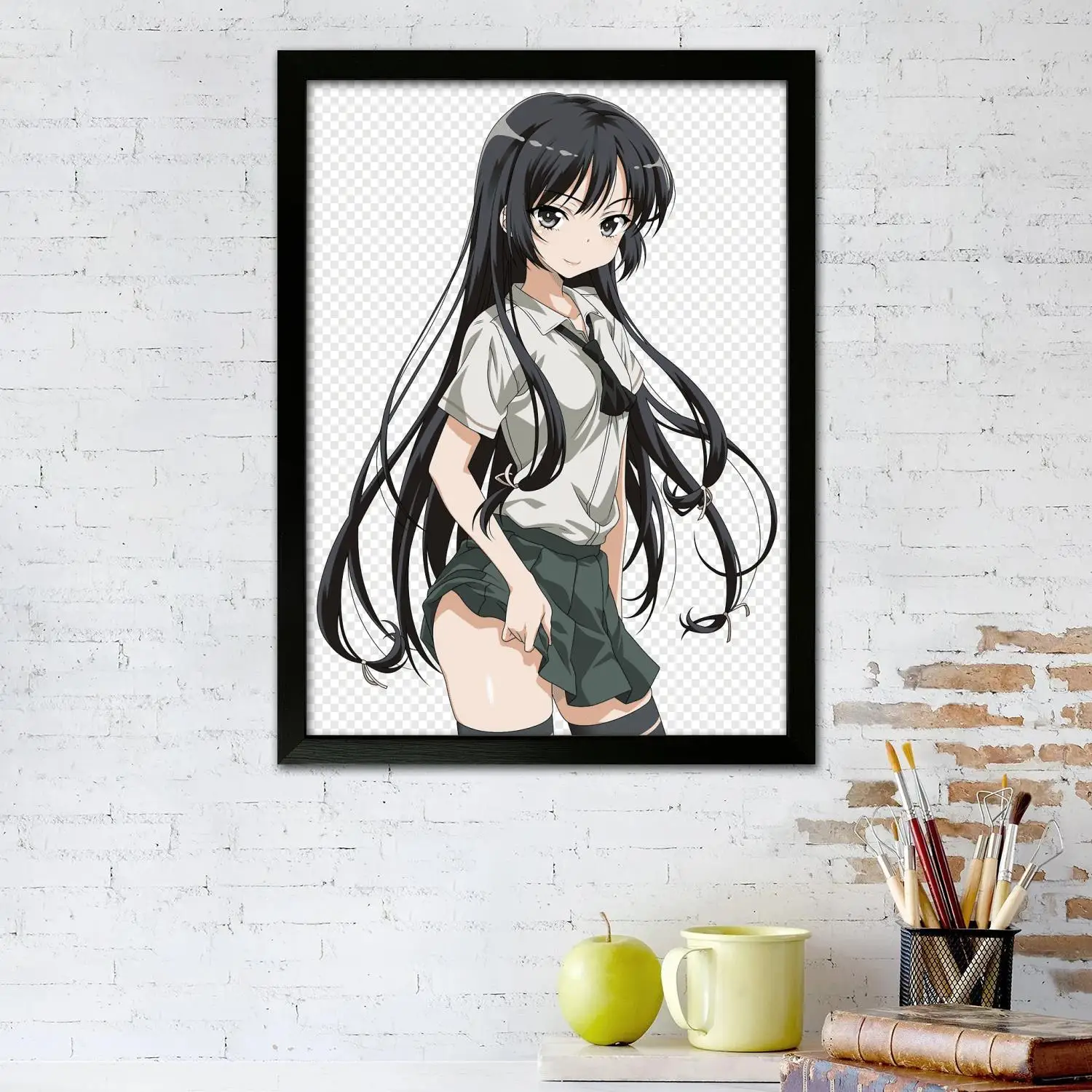 haganai Canvas Art Poster, Wall Art, Picture Print, Modern Family, Bedroom Decor, Posters,Decorative painting