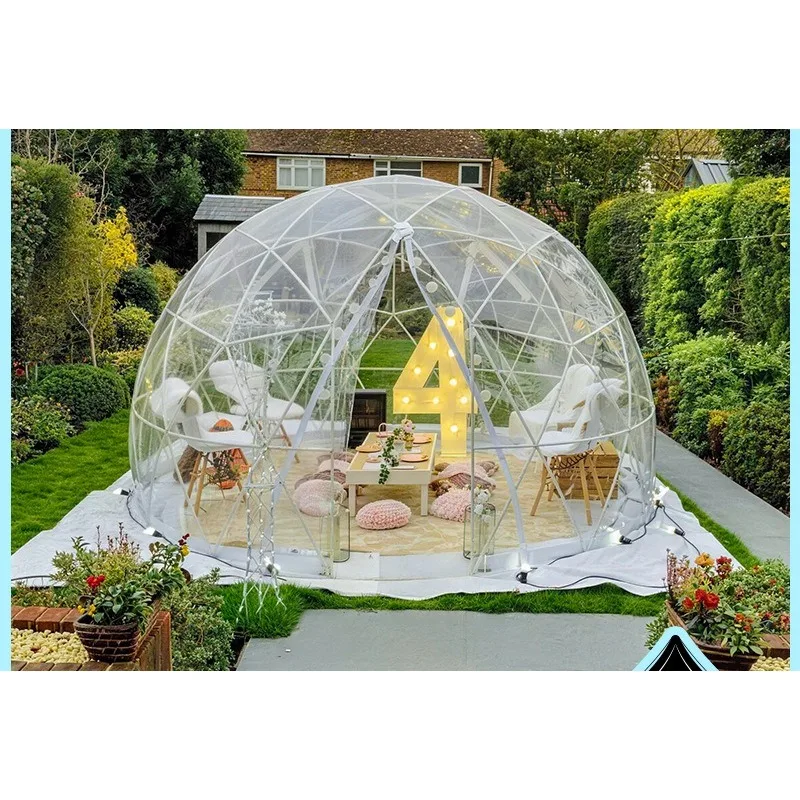 Ball transparent star spherical camping tent star camp room bubble house tent