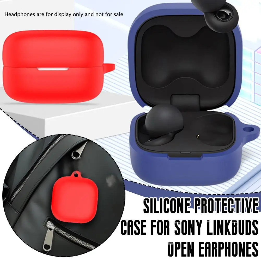 Silicone Case For Sony LinkBuds Open Case Cover Shock-Absorbing Protective Cover Full-Body Shockproof Multiple Colors Avail B3L1