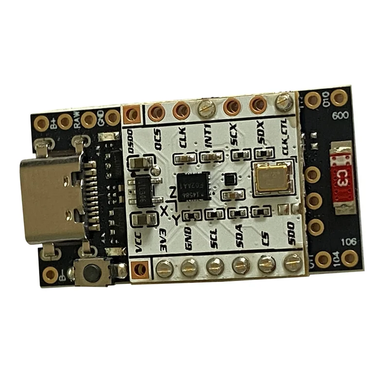 Ingenious-ICM-45686+ QMC6309 مع Promicro Pro Micro Stacked-NRF52840 لوحدة Smolslime لـ Slimevr Tracker و Smol Slime Tr #4