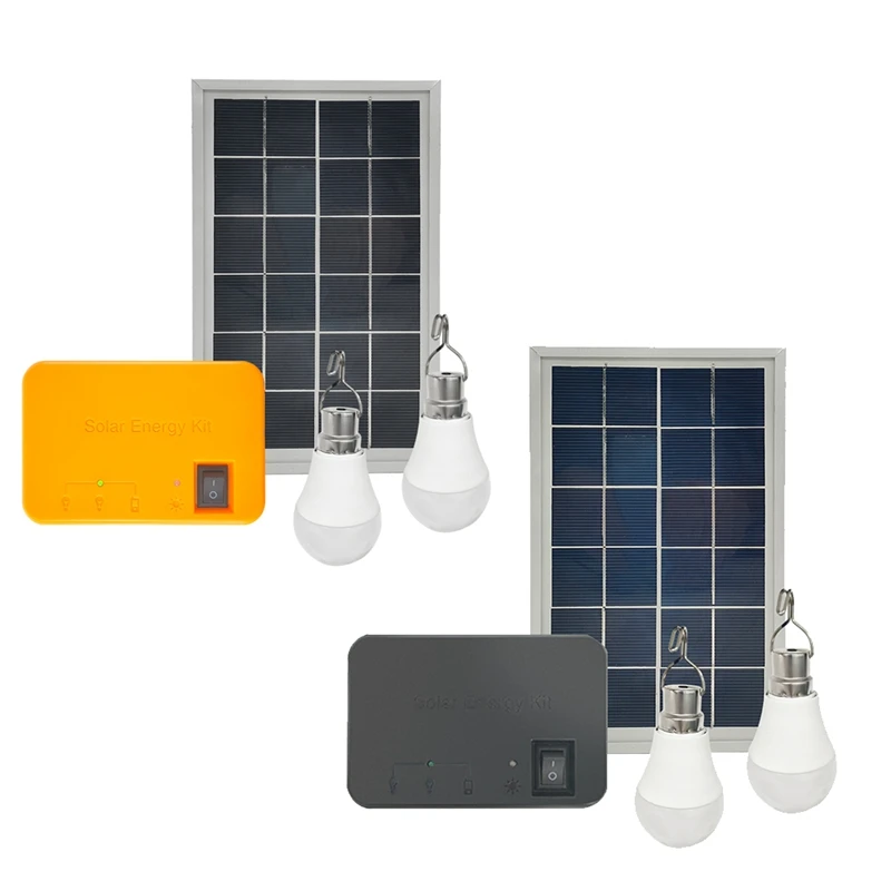 

Promotion! Camping Solar Panel Light 2 Bulb Set Solar Charger Energy Saving Solar Light Outdoor Indoor Rechargeable LED Light