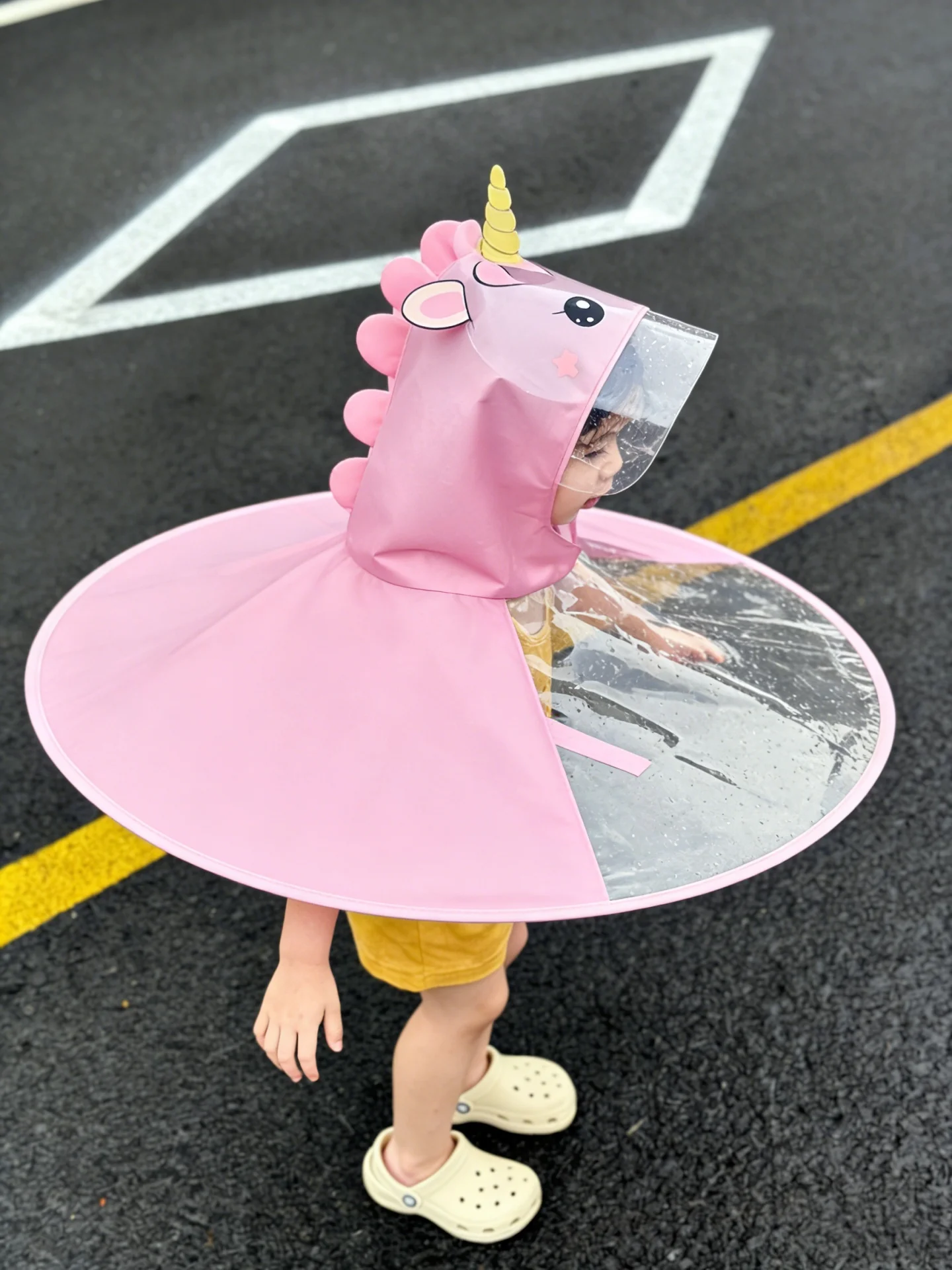 

Thickened Separate Style Children's Raincoat Easy to Put on And off Durable EVA Material Flood Protection Large Size Availabl...