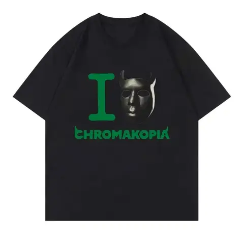 Chromakopia World Tour 2025 TShirt Tyler The Creator Maglietta da donna Harajuku retrò unisex di alta qualità per fan