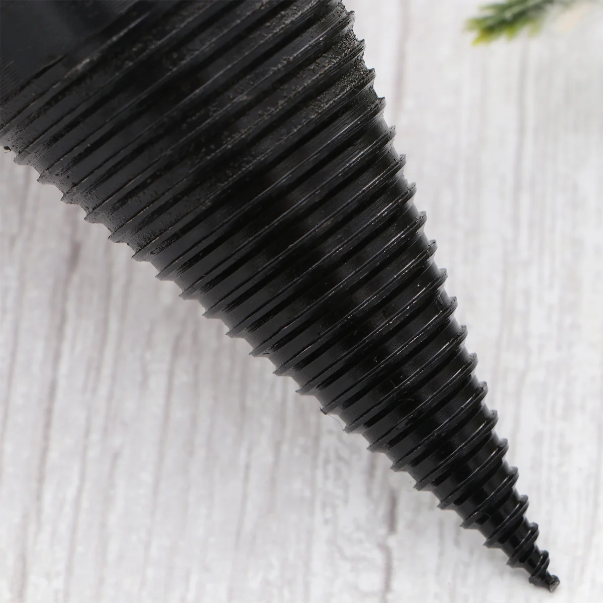 

32Mm Hex Shank Electric Log Splitter For Wood Chopping Hardwood Splitting Tool With Anti-Slip Groove Carbon Steel Forged