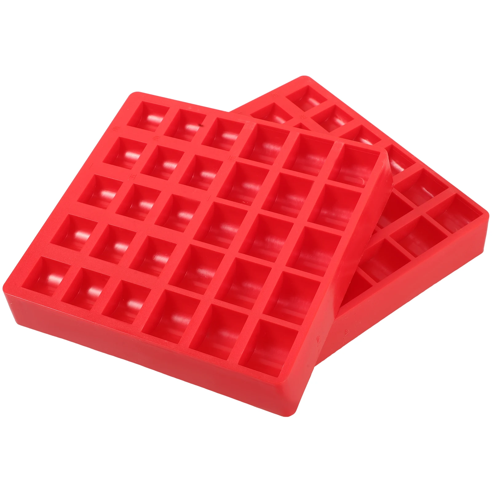 2pcs Coin Classification Box Plastic Change Holder for Collecting Bills Multi-Grid Storage Supermarket Cashier