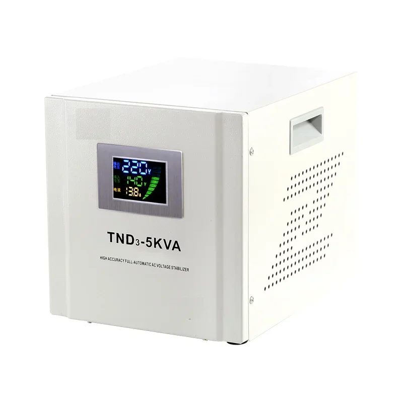 

Domestic Use 5KVA TND Single Phase AC 140V to 260V Automatic Servo Voltage Regulator Stabilizer Hot sales