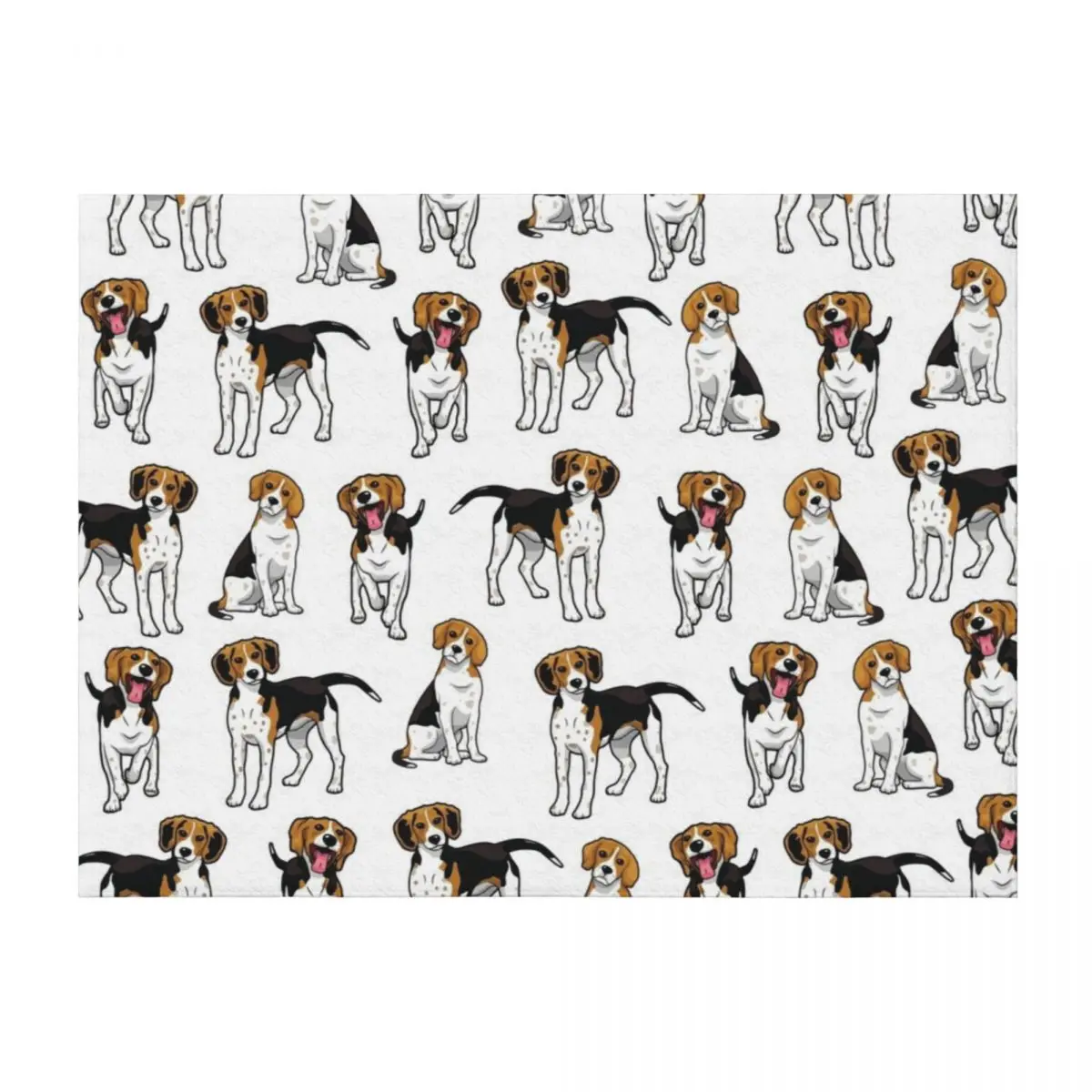 

Treeing Walker Coonhound Throw Blanket cosplay anime Flannel Soft for winter Blankets
