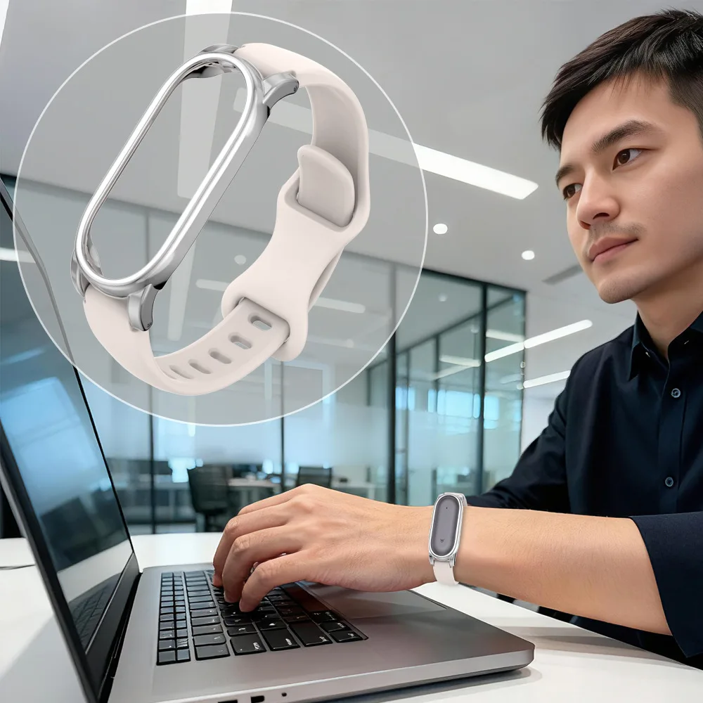 سطح شل لحقيبة حزام الساعة المدمجة PLAUD NotePin/NotePin S PC #3