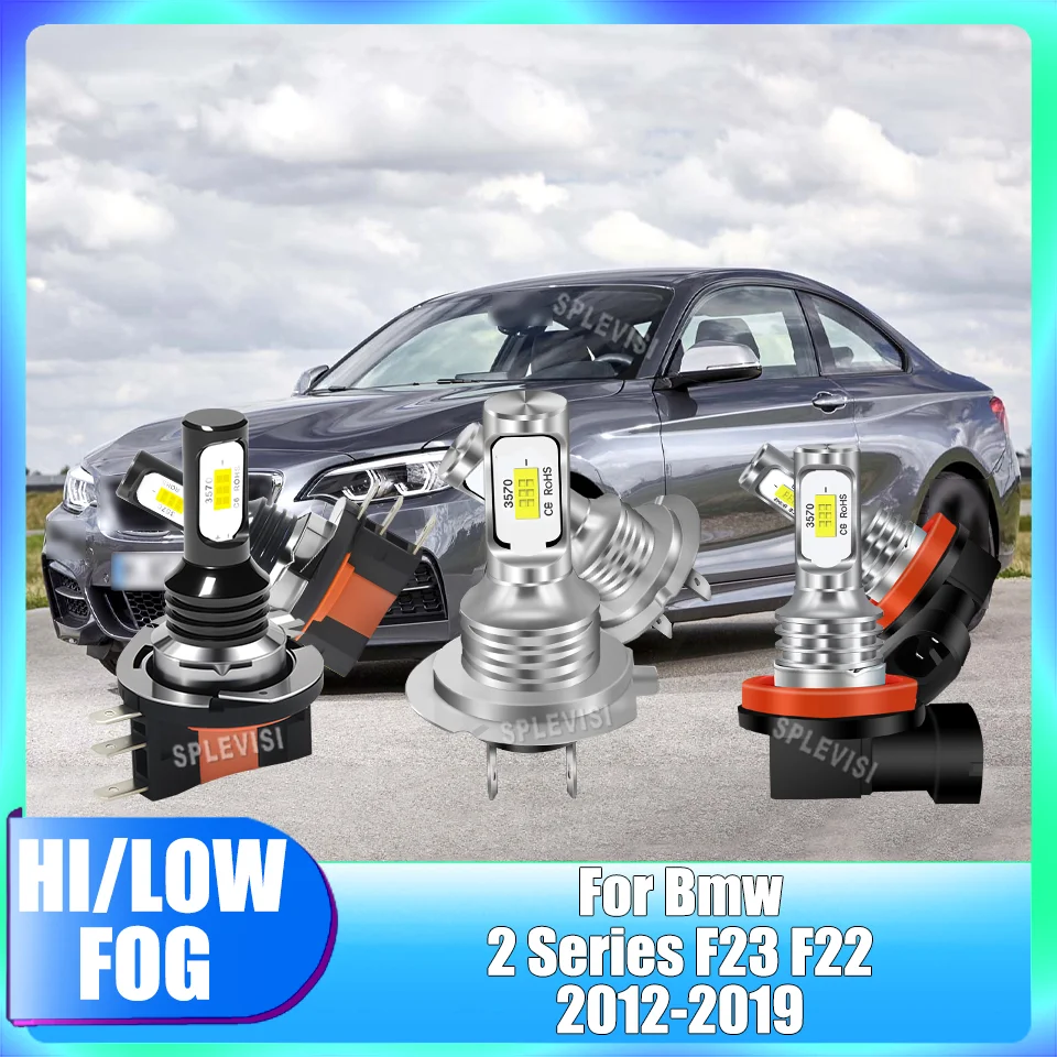 

Reliabler Shatterproof LED Hi Beam/DRL Low Beam Fog Light High Bright For Bmw 2 Series F23 F22 2012 2013 2014 2015 2016-2019