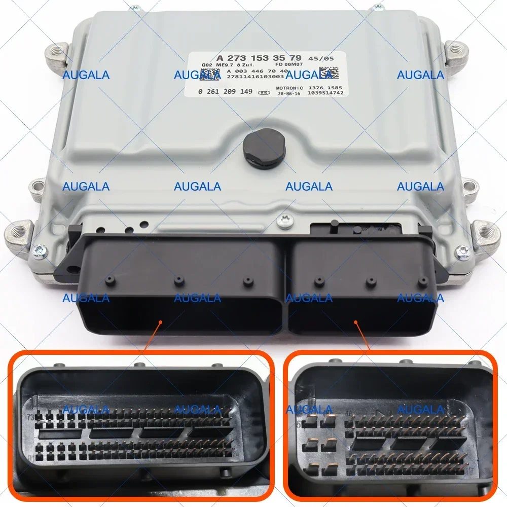 AUGALA New ECU ECM ME9.7 A2731536591 A2731534579 A2731532979 A2731532579 For Mercedes-Benz A2731535079 A2731535679 A2731533579