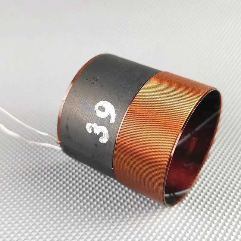 2PCS 39mm Bass Voice Coil Two-layer 8ohm Woofer Coil Pure Copper Wire KSV Speaker Repair Parts