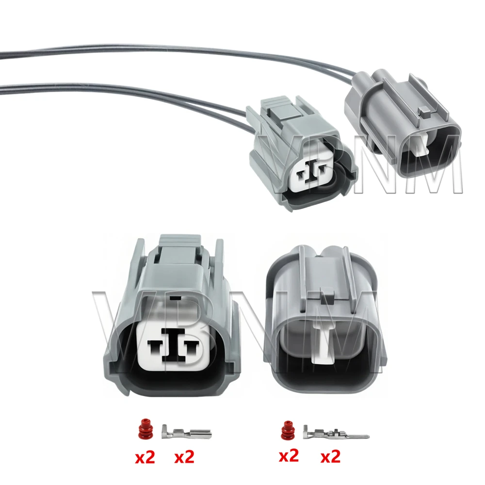 2 Pin 6181-0070 6189-0129 Automotive Cable Plug Horn Wire Socket For Excelle BYD BUICK Honda CITY Rear Door Lock Motor