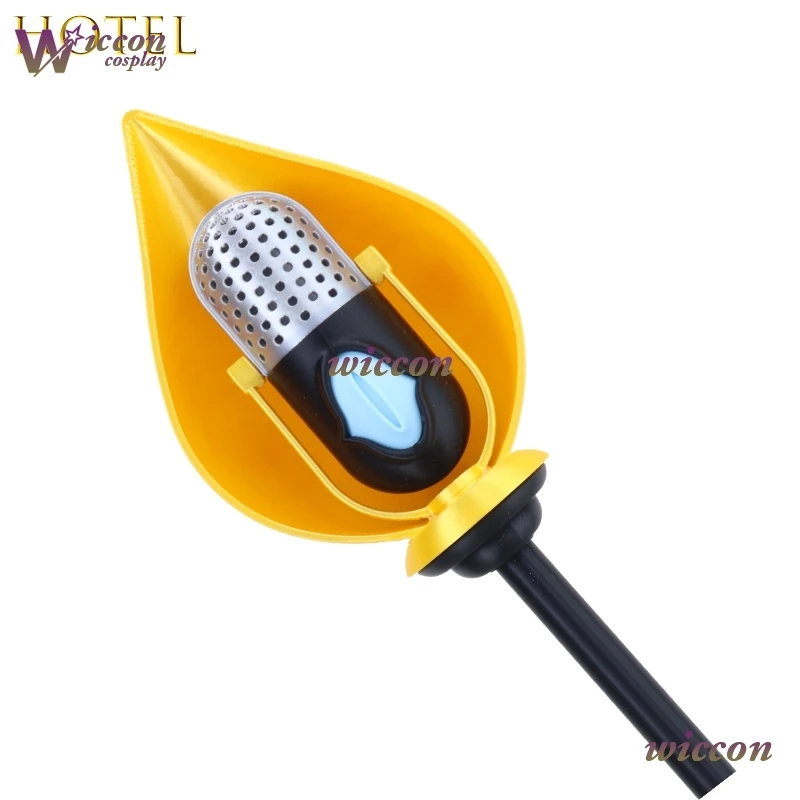 نينو فندق Alastor قصب تأثيري الدعامة أنيمي الزي جودة عالية تصميم مثير تأثيري فندق زي الميكروفونات الدعائم الملحقات #5