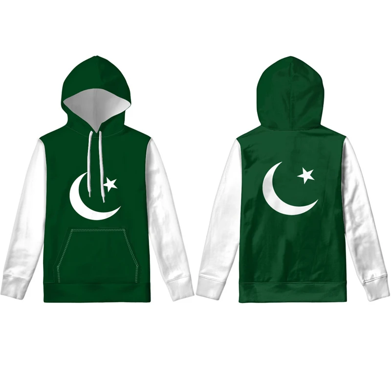 

Pakistan Country Flag Printing Stitching Color Hoodies Men's Sportwear Casual Hoody Male Fashion Hooded Pullovers Graphic Hoody