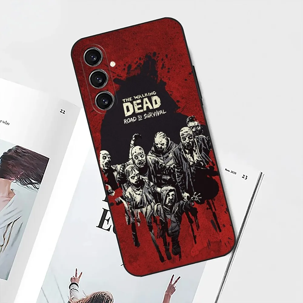 The W-Walking Dead  Phone Case For Samsung Galaxy A13,21s,22,31,32,52,53,71,80,91 Black Soft Cover