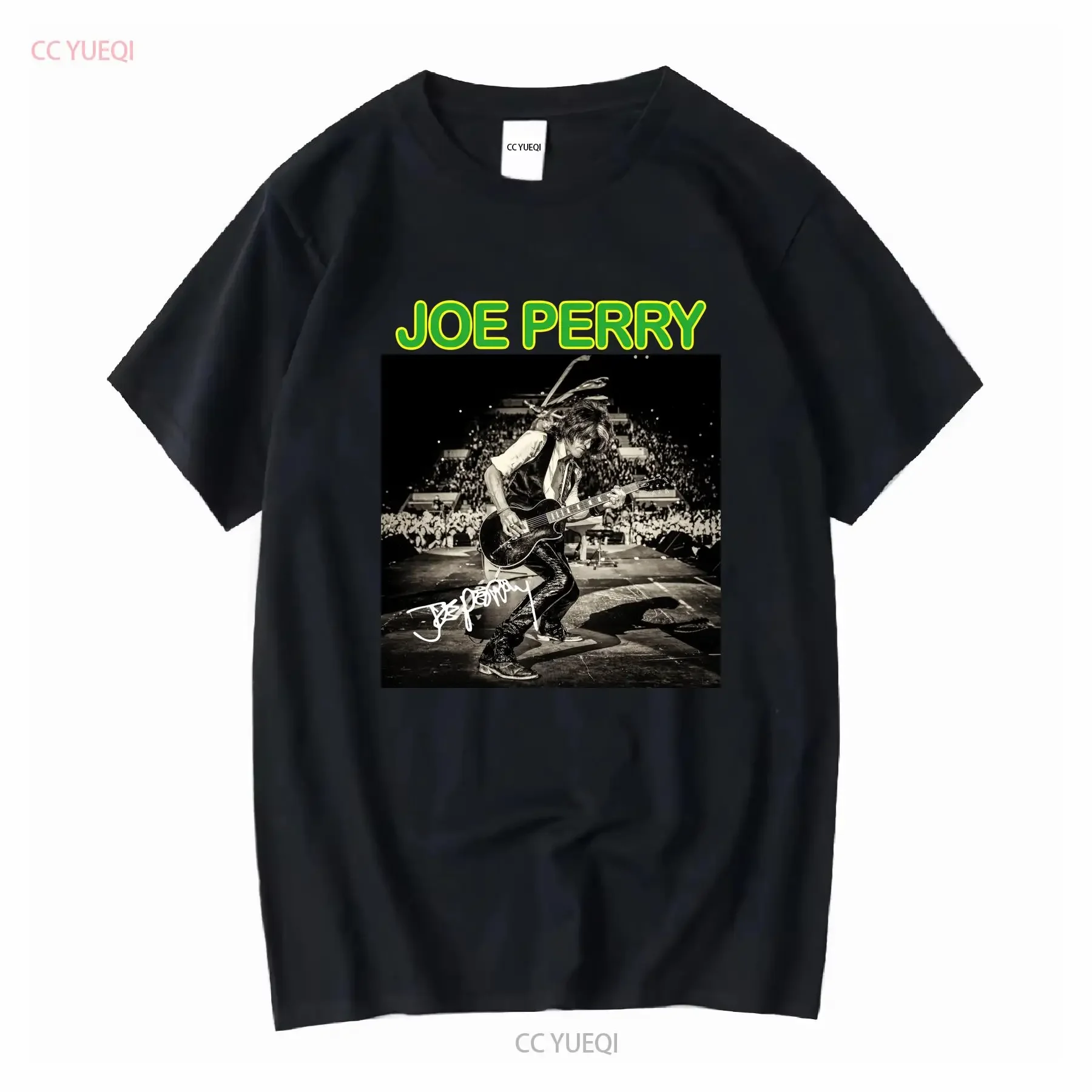 Signature Joe Perry Have Guitar Will Travel T Shirt Black S 5XL UT860 vintage Washed Slightly Soft Top For Everyday Wear
