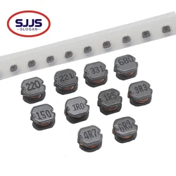 【50-10PCS】Kit surtido de inductores de potencia CD32 SMD 1UH 1.5UH 2.2UH 3.3UH-220UH Inductores de chip Chip enrollado de cable CD32 de alta calidad
