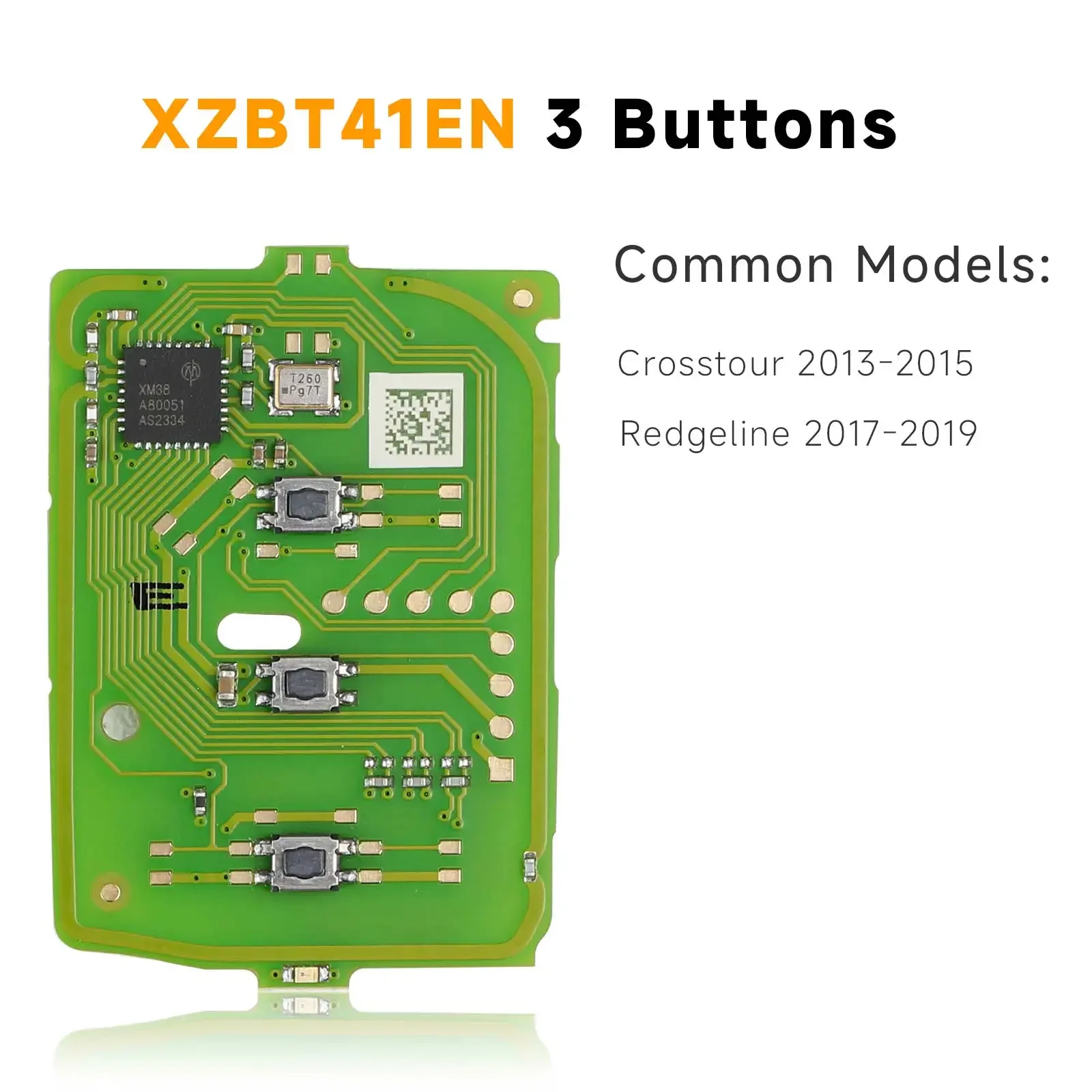 Xhorse-XZ Smart Key PCB para Honda Pilot Insight Accord Civic Odyssey CR-V Passaporte Clareza, XZBT42EN XZBT21EN XZBT40EN XZBT43EN