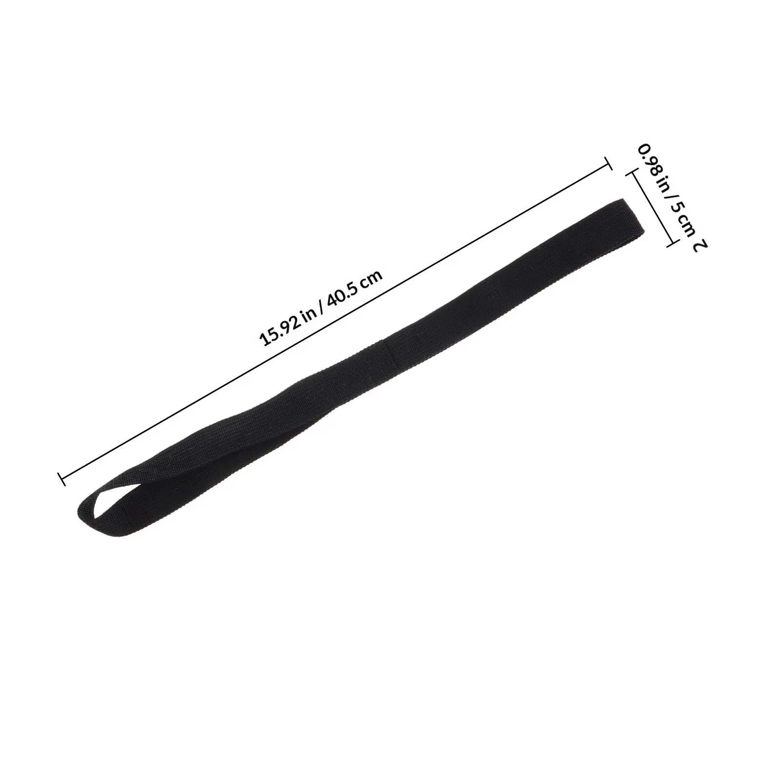 40.5cm X 2.5cm Heavy Duty Loop Fastening Strap for Motorcycle Tie Down Atv Stroller Cargo Securing Soft Loop Tie Down Straps - view 2