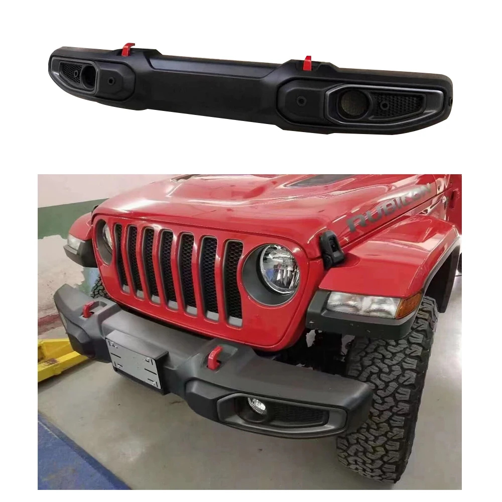 JL Front Bumper with Sensor Black ABS  For Jeep for wrangler for JL1210