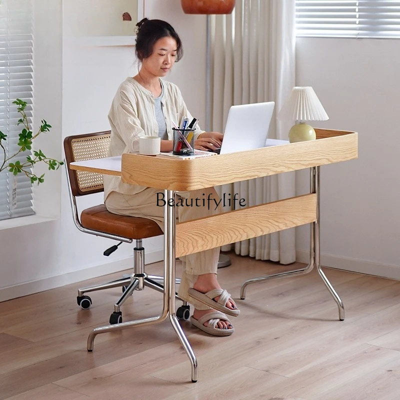 46 مكتب منزلي إسكندنافي شقة صغيرة مكتب عمل مكتب كمبيوتر #1