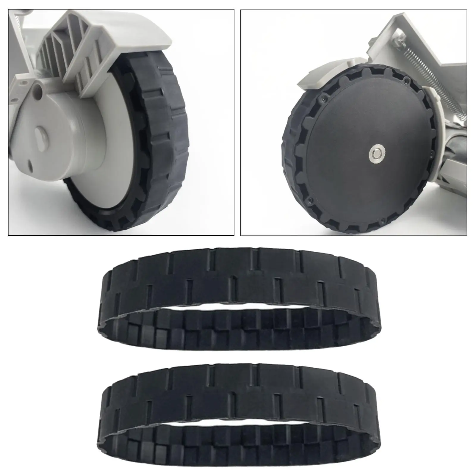 

2Pieces Anti-Slip Rubber for Wheels , 600, 700, 800 and 900 Vacuum Cleaning DIY