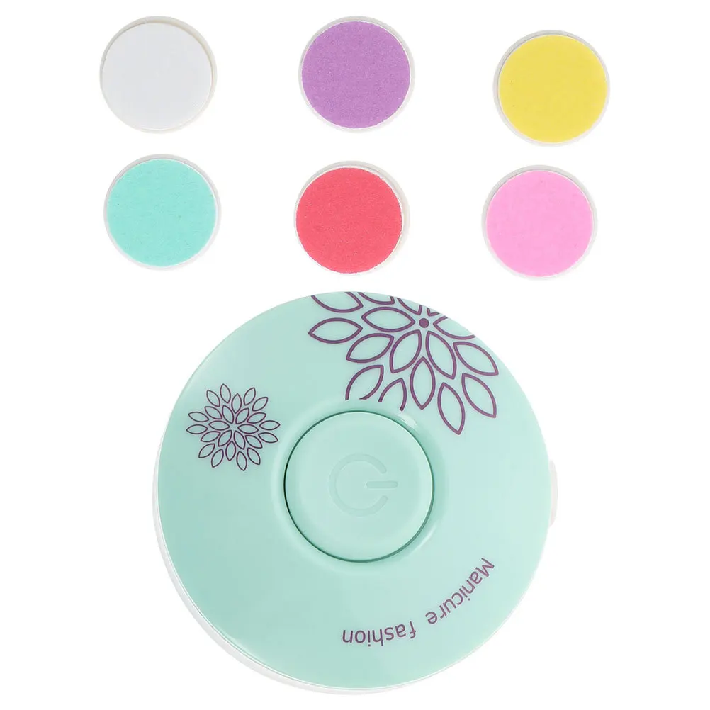 

Electric Nail Grinder Trimmer Plastic Fingernail Clipper File Tool Polisher Baby Adult Grinding Heads Manicure Set