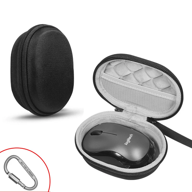 Estojo para mouse suspenso EVA, Saco de armazenamento rígido para Logitech M220, M221, Mouse sem fio Bluetooth