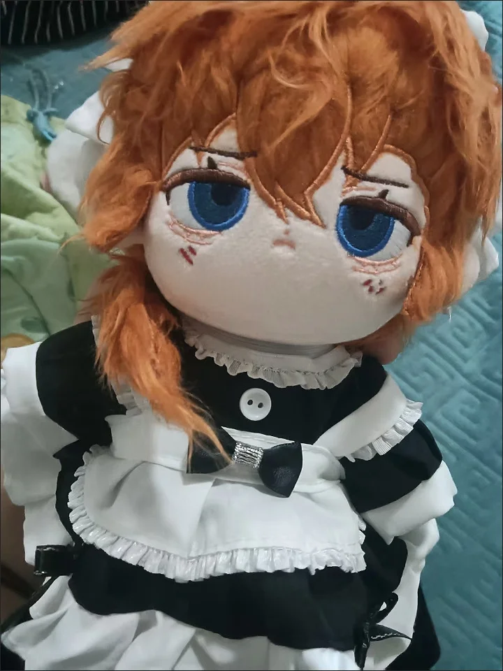 Stuffed 20cm Anime Bungo Stray Dogs Nakahara Chuya Cotton Doll Toys COS Children Adults Plush Dress-up Plushie Toys Kids Gifts