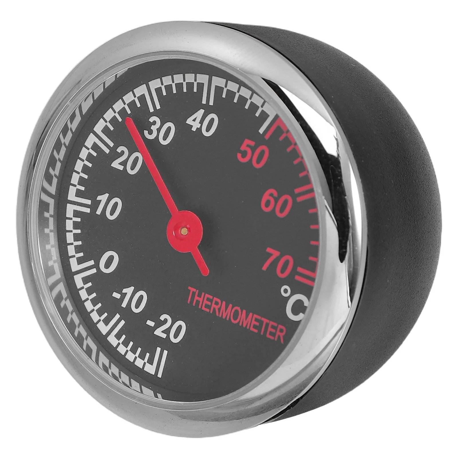 

Car Temperature Monitor Compact Digital Indoor Outdoor Thermometer For Vehicle Air Vent Dashboard Gauge Decor Black