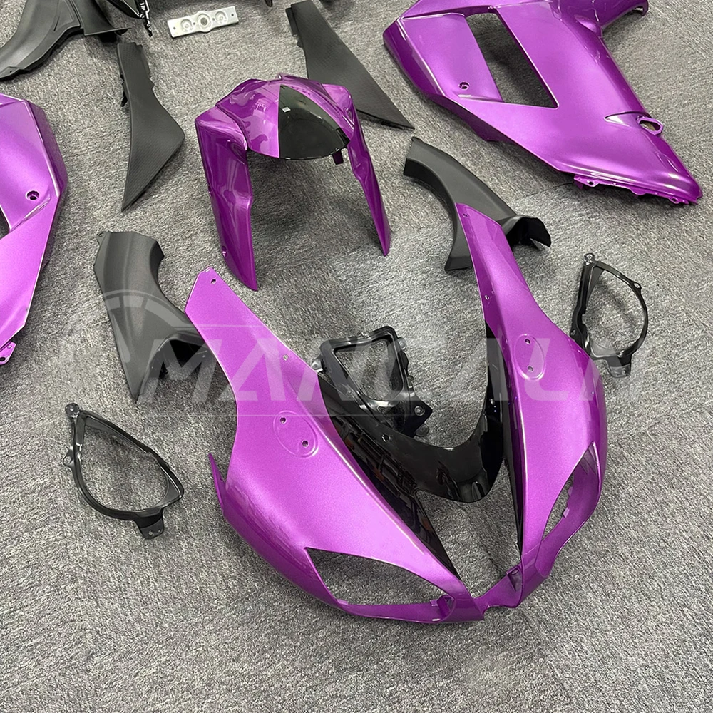 Motorcycle Fairings Kit for KAWASAKI ZX6R ZX-6R ZX-636 2007 2008 Bodywork Set High Quality ABS Injection New purple bule