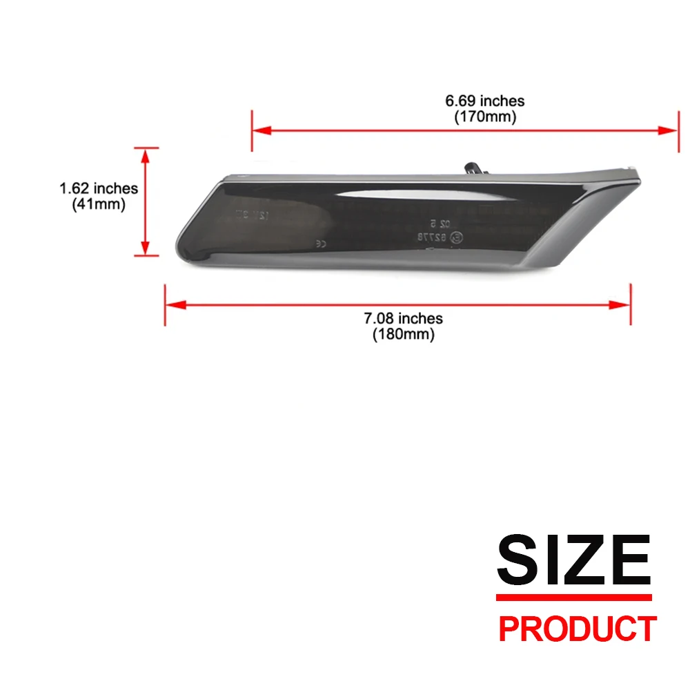 

2Pcs Dynamic LED Turn Signal Light Car Side Marker Blinker Indicator Lamp For Porsche Boxster 987 997 (911) Turbo / Turbo S