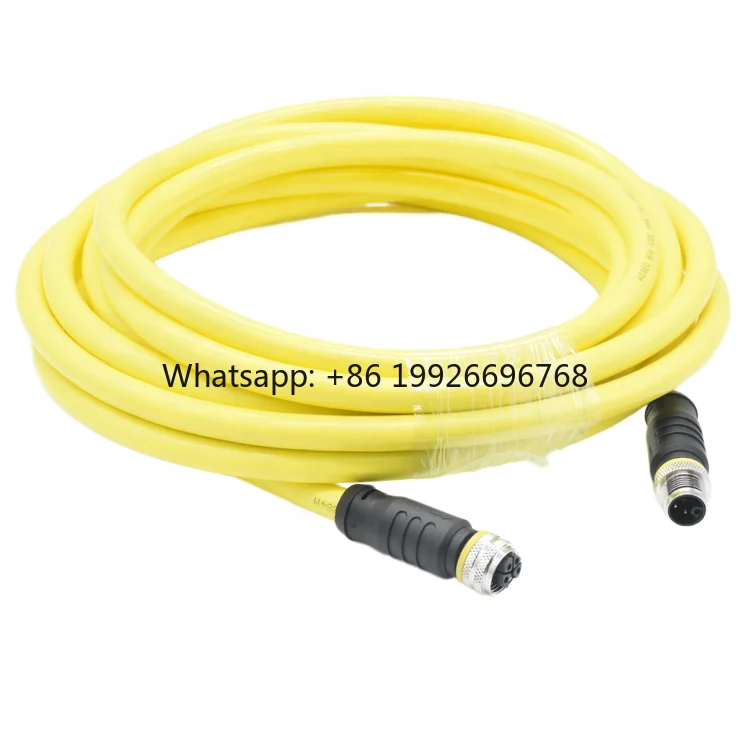 

M12 Connector 5 Pin L Code signal Power Male Female Plug Electrical Wires IP67 Waterproof Connector