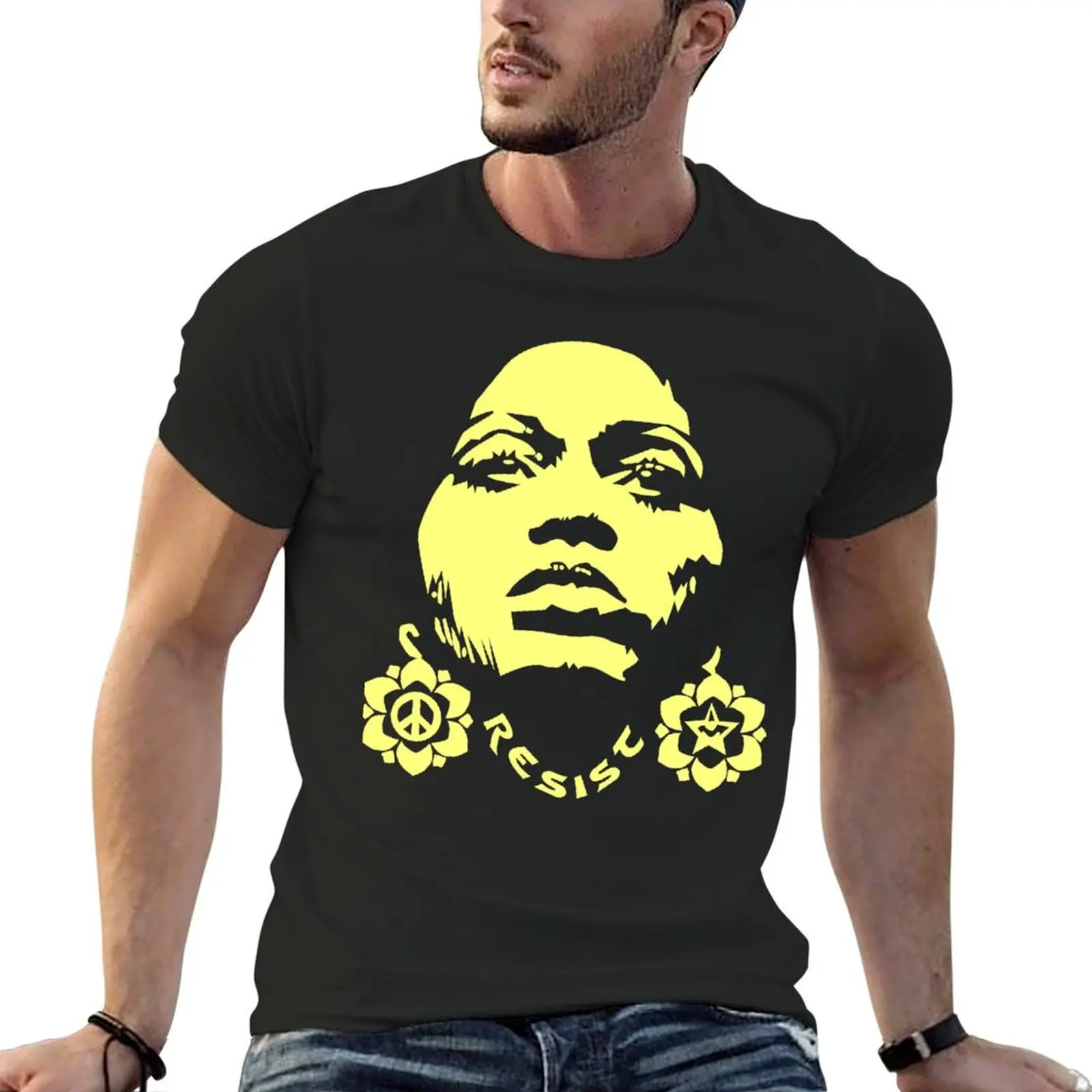 Retro The Next Things Angela Davis Is Safe Ways You Can T-Shirt plus size clothes anime figures fitted t shirts for men