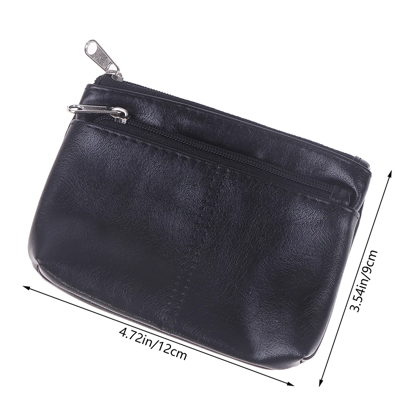 Vintage PU lederen heren kaarthouder portemonnee mini korte portemonnee dames creditcard tas rijbewijs harde ID-kaart tas