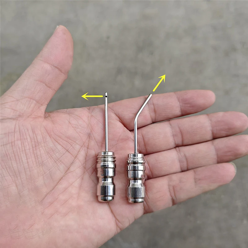 Slim High-Pressure Cleaning Nozzle 1/4' Quick-Connect Needle Tip for AC Coil And Car Washer Tank Multi-Purpose Deep CleaningTool