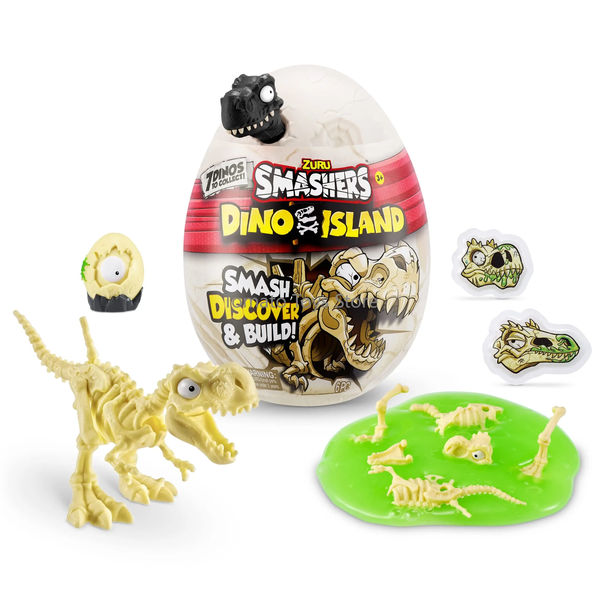 

In Stock ZURU Smashers Dino Lsland Nano Egg Collectible Dinosaur Surprise Toy Collectible Egg Surprise Boy Girl Birthday Gifts