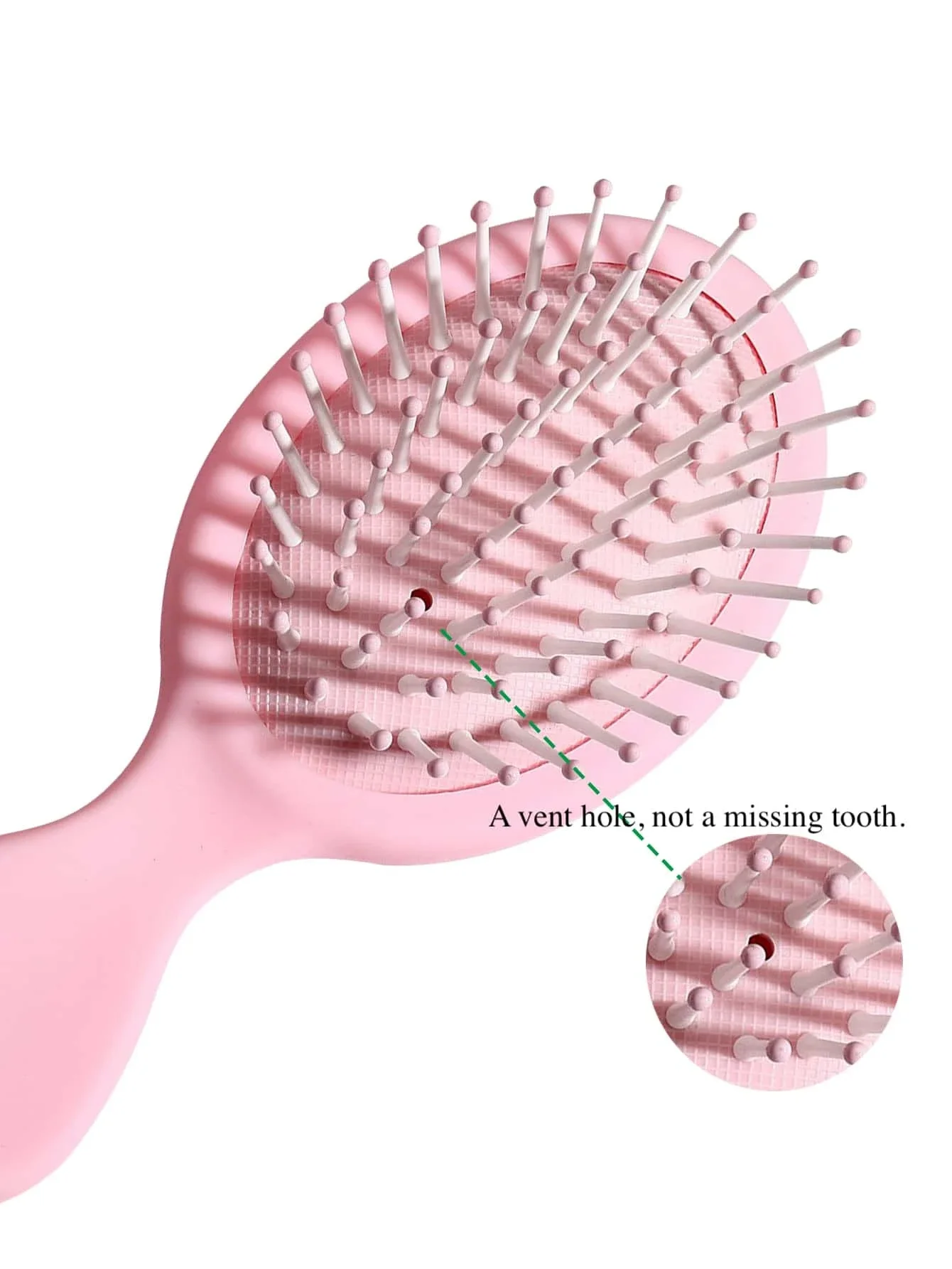 1 Pc Compact Portable Mini Daisy Candy Air Cushion Comb,Detangling Hair Brush With Handle,Styling&Hairdressing Tool,Hair Care,Gi