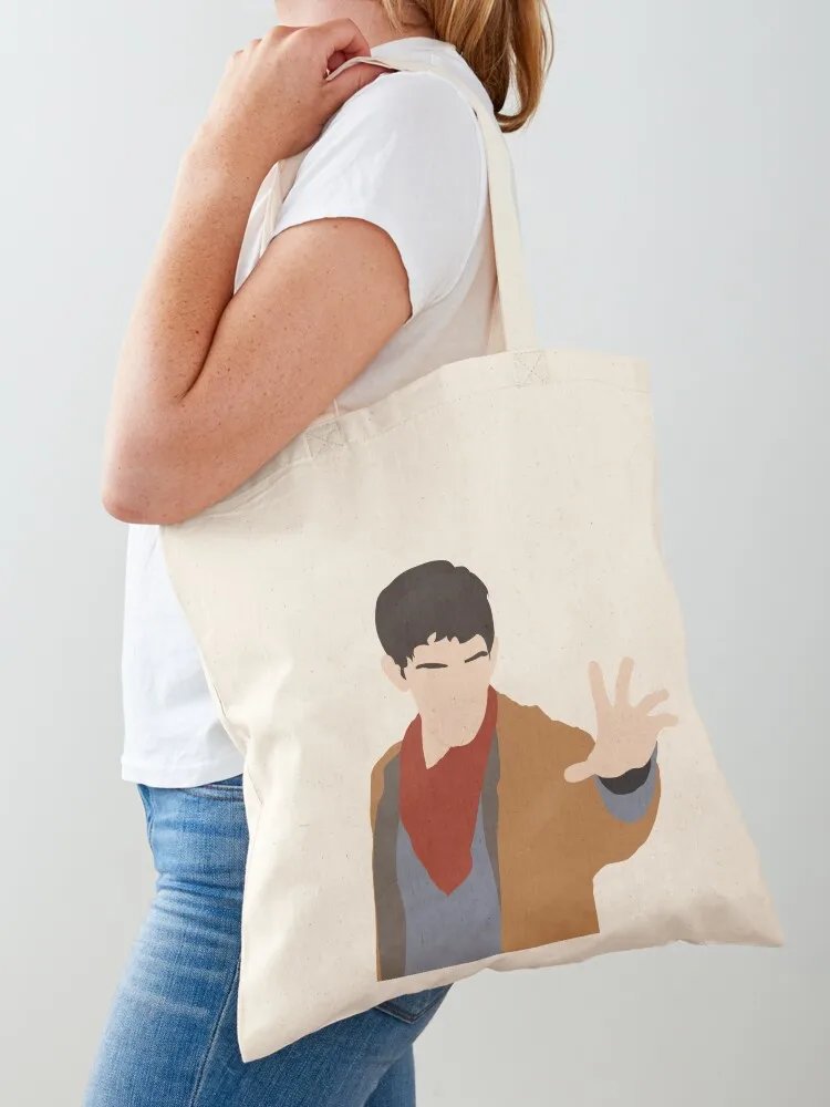

BBC Merlin Silhouette Tote Bag Shopper Canvas shoulder bag university shopper bag canvas shopping