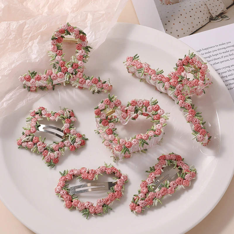 1-2-шт-модные-розовые-цветочные-коготь-для-волос-для-женщин-и-девочек-милый-универсальный-зажим-в-виде-акулы-головной-убор-изысканные-аксессуары-для-волос-подарки