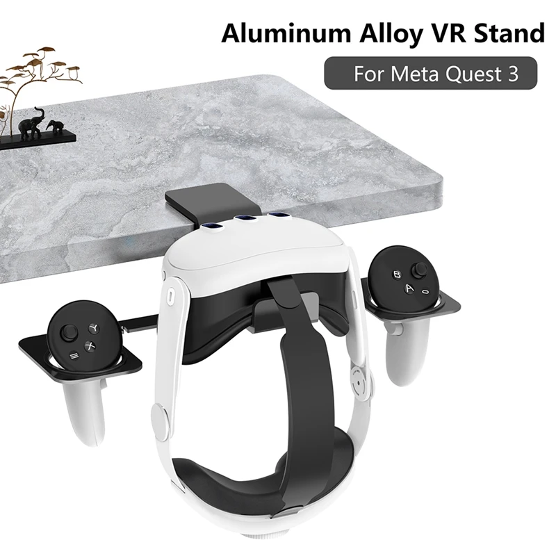 Suitable For Meta Quest 3 Desktop Side Stand Aluminum Alloy Material VR Stand Accessories Stand