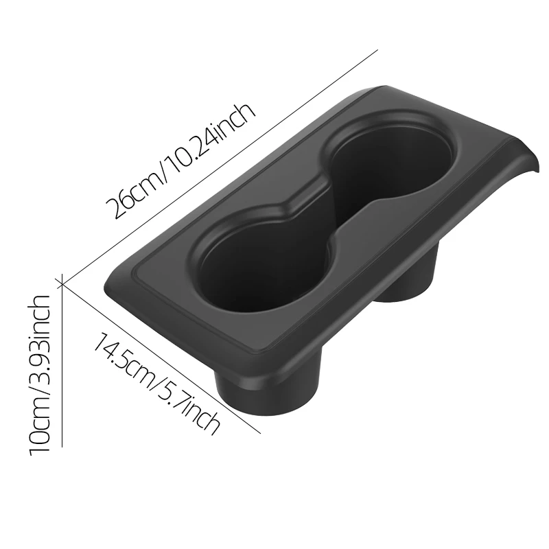 For 2022 2023 2024 2025 Honda Civic FL5 TYPE-R Silicone Cup Cover Rear Seat Anti slip and Leak proof Cup Mat Automotive Interior image 6