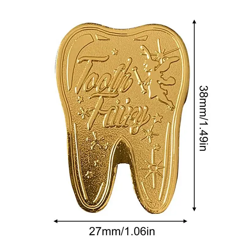 Tooth Fairy Money Gold Home Decor Souvenir Challenge Coin Souvenir Challenge Coin Lucky Coin Child Collection For Party