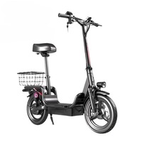 Electric Vehicle Portable T3 for Hezzo Electric Bicycle 48v15AH Long Battery Life  Pick-up Baby Shopping Scooter